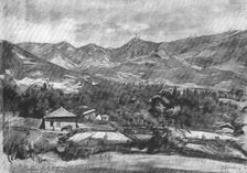 ''Le Terrain de l'offensive; Le massif du Sokoi et, a droite, la crete du massif du Dobropolje',1918 Creator: Unknown.