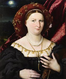 Portrait of Lucina Brembati, ca 1521-1525. Creator: Lotto, Lorenzo (1480-1556).