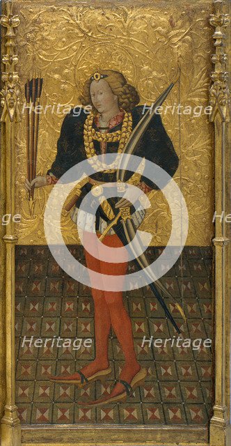 Saint Sebastian. Artist: Ferrer, Jaume (active 1430-1461)