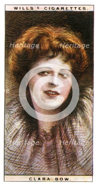 Clara Bow (1905-1965), American actress and sex symbol, 1928.Artist: WD & HO Wills