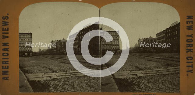 4th Ave., looking up, c1850-1930. Creator: Unknown.