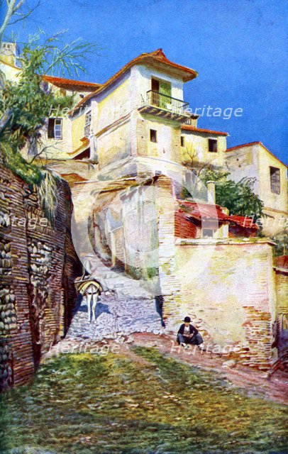 Albaicin, the old quarter of Granada, Andalusia, Spain, c1924. Artist: Unknown