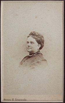 Countess Alexandra Nikolaevna Tenisheva, née Telepneva, 1880s.