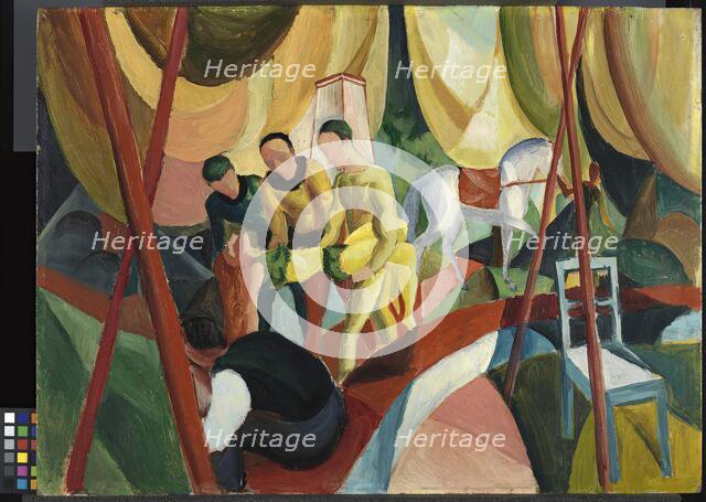 Circus, 1913. Creator: August Macke.