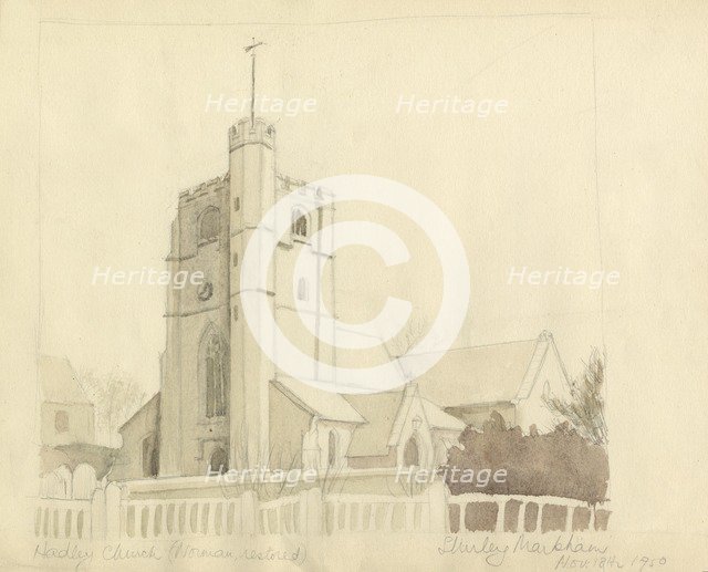 'Hadley Church', 1950. Creator: Shirley Markham.