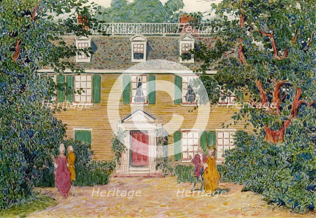 The Quincy House, New England, USA, c18th century (1921).Artist: James Preston