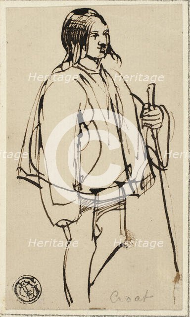 Croatian Peasant, c.1830. Creator: David Wilkie.