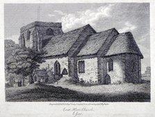 The Church of St Mary Magdalene, East Ham, Newham, London, 1812.                                     Artist: John Greig