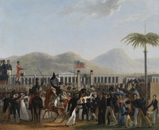 The Swearing In Of President Boyer At The Palace Of Haiti, c1818. Creator: Adolphe Eugene Gabriel Roehn.