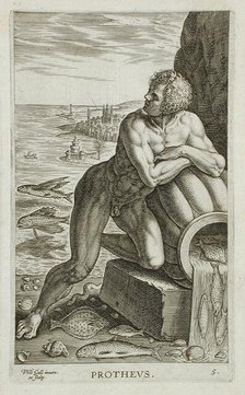 Protheus, 1586. Creator: Philip Galle.