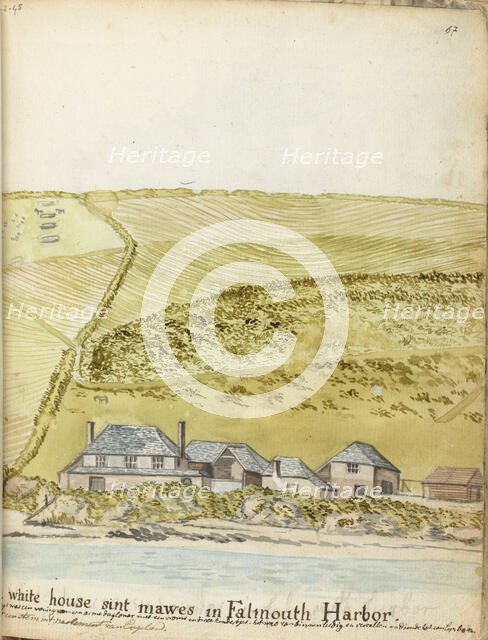 House in the port of Falmouth, 1778. Creator: Jan Brandes.