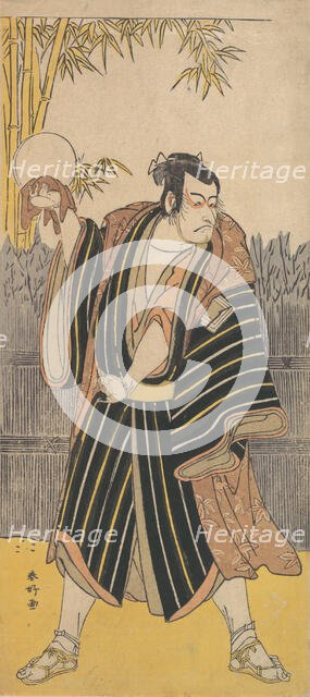 Kabuki Actor Ichikawa Danjuro V, ca. 1788-90. Creator: Katsukawa Shunko.