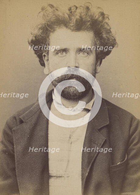 Biais. Fernand, Alphonse. 41 ans, né le 28/6/53 à Laval (Mayenne). Tourneur sur bois. Anar..., 1894. Creator: Alphonse Bertillon.