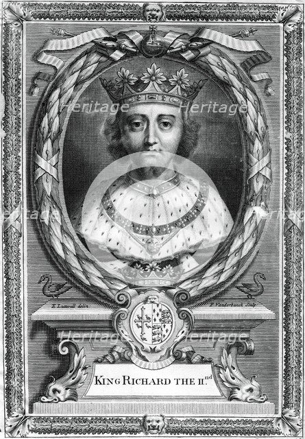 Richard II, King of England.Artist: P Vanderbanck