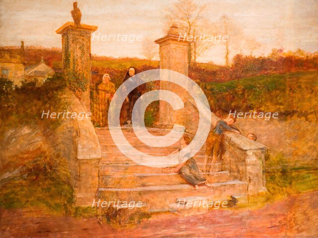 The Old Gate, 1868. Creator: Fred Walker.