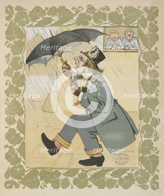 Practical joke, 1900.  Creator: Lothar Meggendorfer.