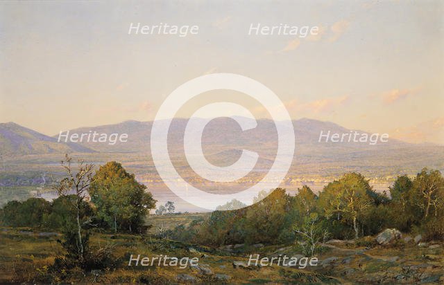 Sundown at Centre Harbor, New Hampshire, 1874. Creator: William Trost Richards.