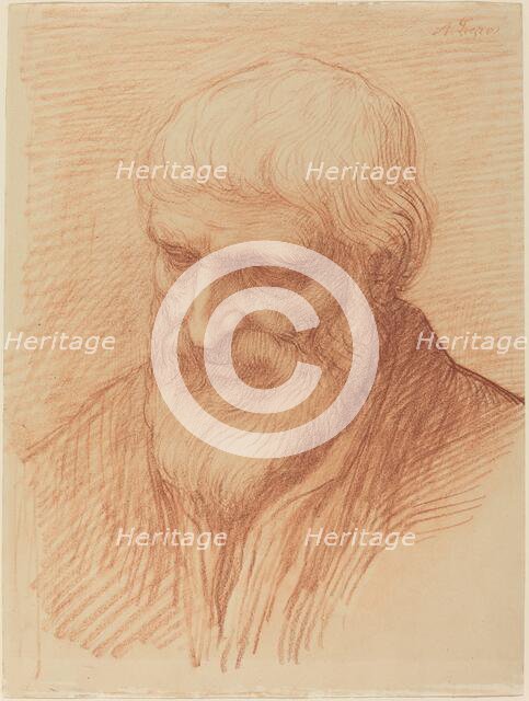 Study of a Philosopher. Creator: Alphonse Legros.
