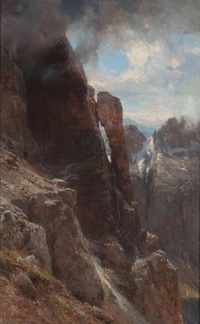 Dolomites landscape, Between 1874 and 1880. Creator: Compton, Edward Theodore (1849-1921).