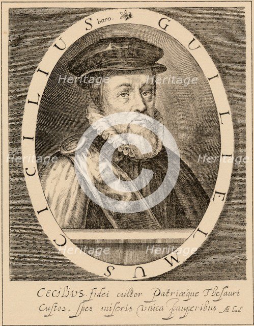 William Cecil, 1st Baron Burghley (1520-1598), English statesman, 1889. Artist: Unknown