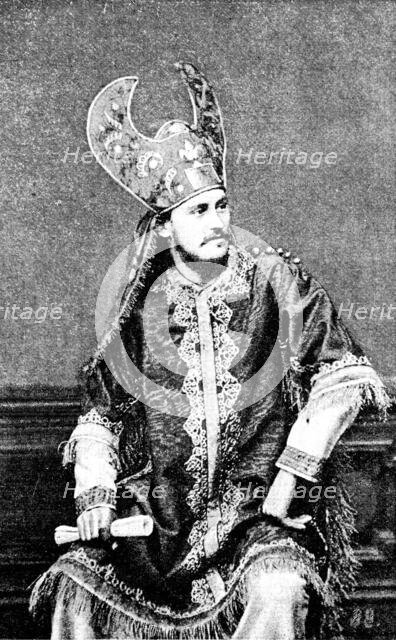 The Passion Play at Ober-Ammergau in Bavaria: Nathaniel (Sebastian Lang), 1890. Creator: Unknown.