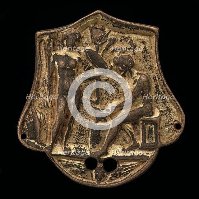 Vulcan Forging the Arms of Aeneas, late 15th - early 16th century. Creator: Pseudo Melioli.