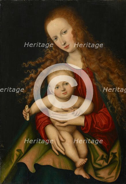 Madonna and Child, 1529. Creator: Cranach, Lucas, the Elder (1472-1553).
