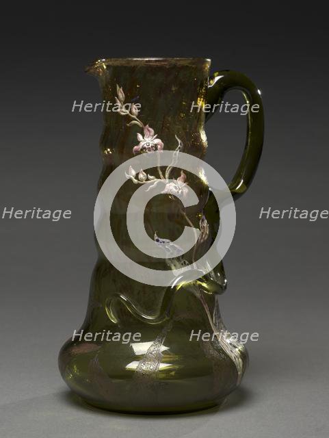 Ewer, c. 1890. Creator: Emile Gallé (French, 1846-1904).