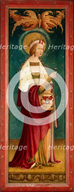 Saint Dorothy, between 1510 and 1530. Creator: Master of the Saint Marein Triptych.