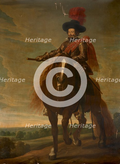 Equestrian Portrait of Gaspar de Guzmán, Count-Duke of Olivares (1587-1645) , First Half of 17th cen