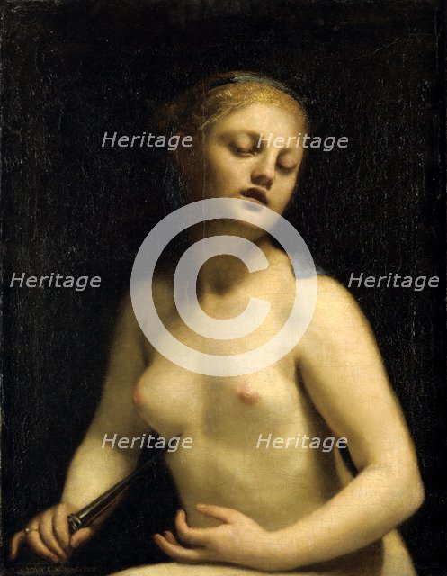 'The Death of Lucretia', 17th century. Artist: Guido Cagnacci