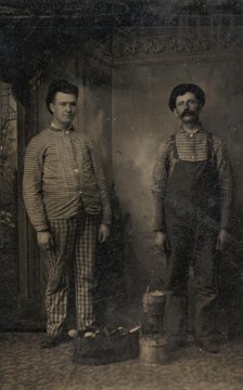 Two Tinsmiths, 1860s-70s. Creator: Unknown.