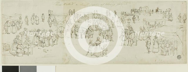 Dutch Market or Fair, c. 1820. Creator: John Coney.