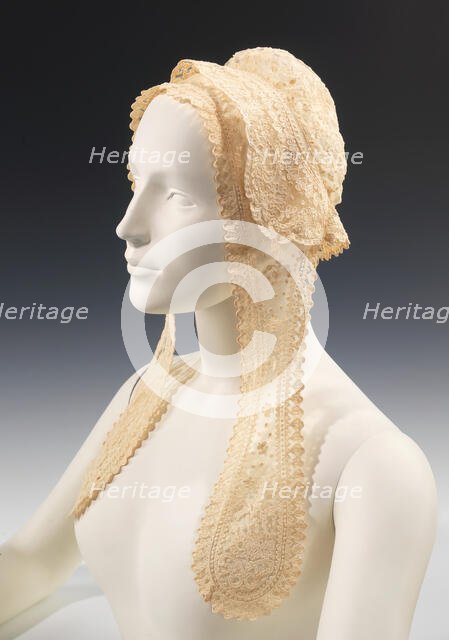 Cap, probably Irish, ca. 1870. Creator: Unknown.