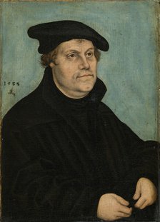 Martin Luther (1483-1546) at the Age of 50, 1533. Artist: Cranach, Lucas, the Elder (1472-1553)