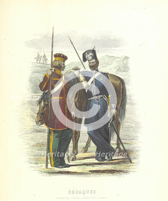 Cossacks, 1855.  Creator: Boyer.