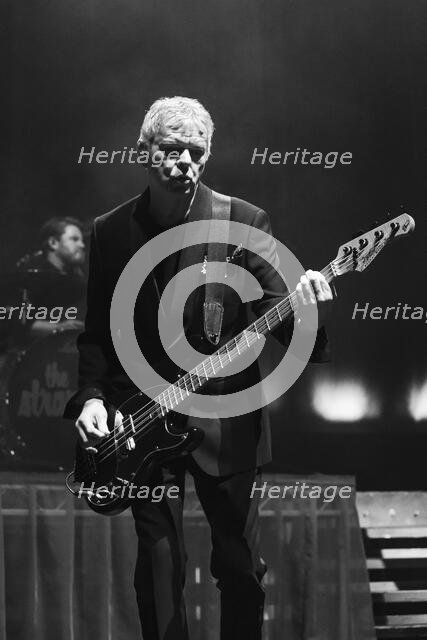 Jean-Jacques Burnel, The Stranglers live at the Royal Albert Hall, Mar 2024. Creator: Annapaola Marchesani.