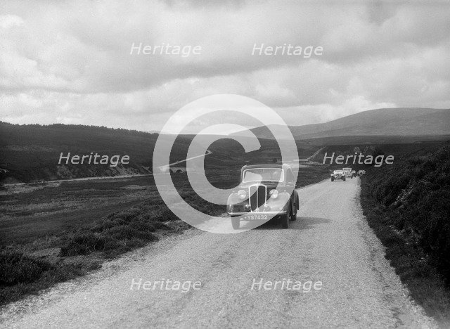 Standard of AE Lindsay competing in the RSAC Scottish Rally, 1936. Artist: Bill Brunell.