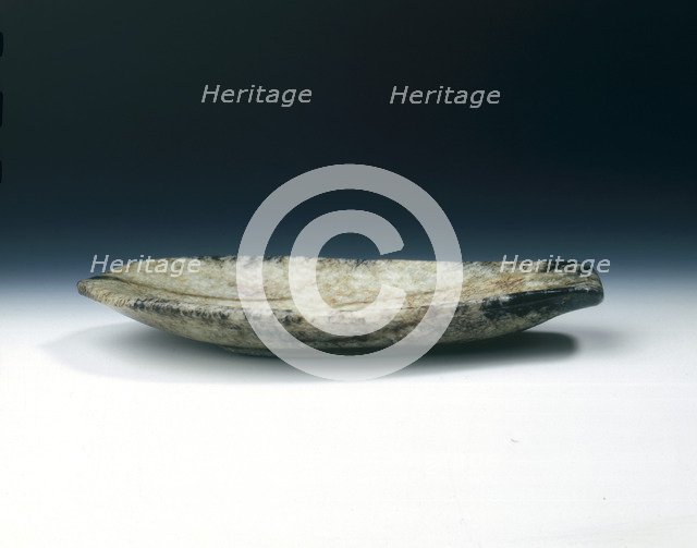 Jade lotus petal palette, Northern Song dynasty or earlier, China, c900-1127. Artist: Unknown