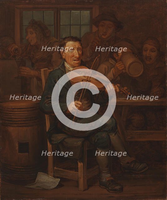 The Violinist, 1809. Creator: Alexander Lauréus.