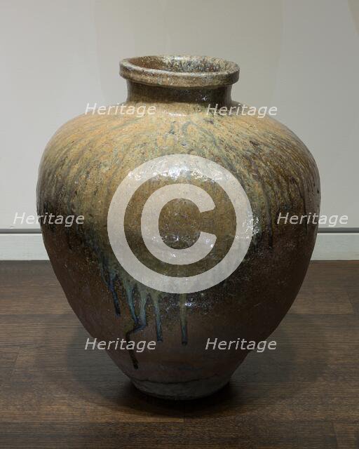 Tokoname-Ware Jar, 15th century. Creator: Unknown.
