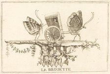 La Brouette, in or after 1756. Creator: Charles-Germain de Saint-Aubin.