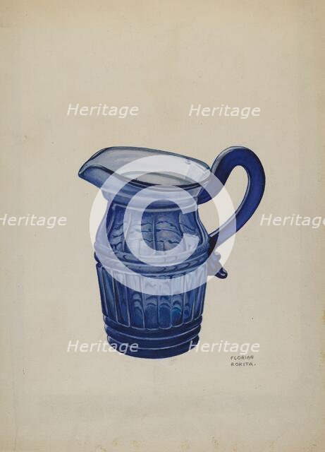 Creamer, c. 1939. Creator: Florian Rokita.