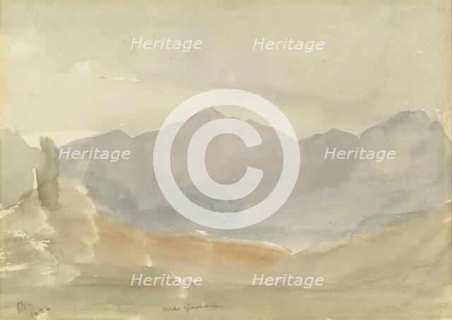 Near Genoa, 1824. Creator: James William Giles.