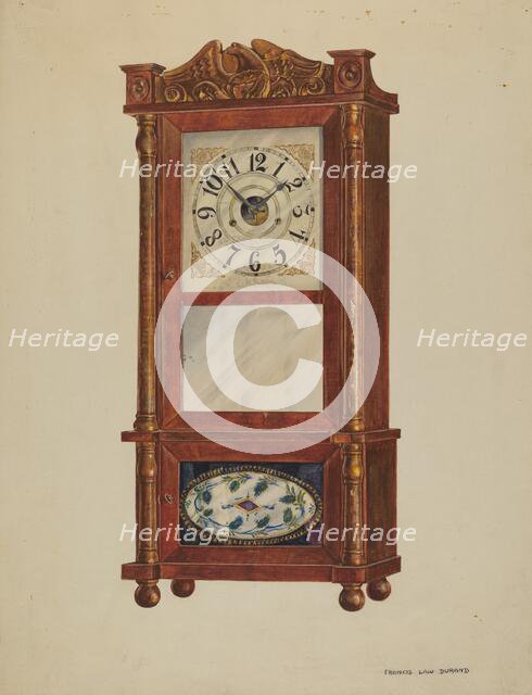 Shelf Clock, 1935/1942. Creator: Francis Law Durand.