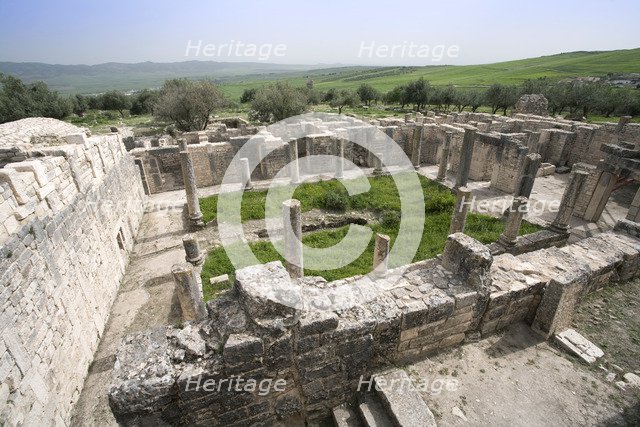 The House of the Trefoil, Dougga (Thugga), Tunisia. Artist: Samuel Magal