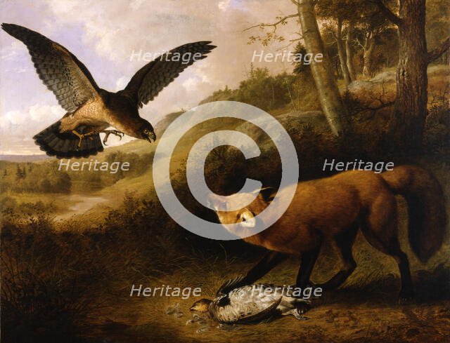 Disputed Game, 1850. Creator: Thomas Hewes Hinckley.