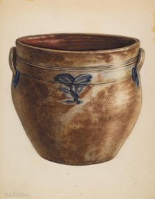 Crock, c. 1937. Creator: Yolande Delasser.