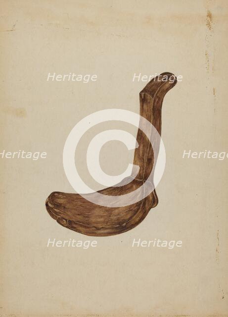 Wooden Spoon, 1935/1942. Creator: Unknown.