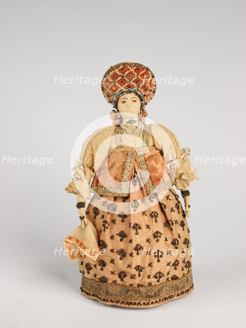 Doll, Russian, late 18th century. Creator: Unknown.